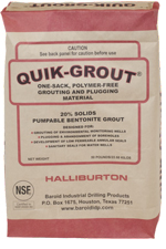 QUIK-GROUT® Borehole Grouting and Plugging Material